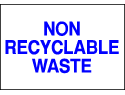 Environmental Signs - Non-Recyclable 1