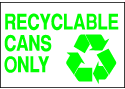 Environmental Signs - Recyclable Cans 3