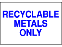 Environmental Signs - Recyclable Metals