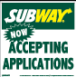Now Accepting Applications Sign