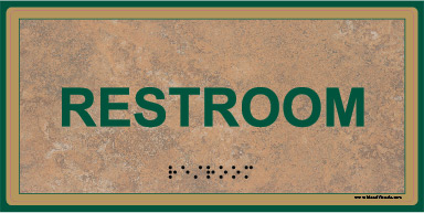 Braille Restroom