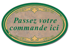 Please Order Here Sign - French