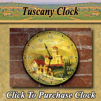 Tuscany Clock