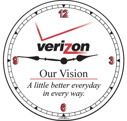 Verizon Clock - Our Vision