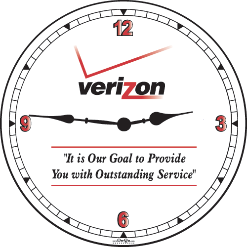 Verizon Clock