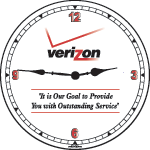 Verizon Clock