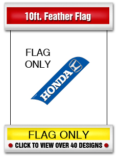10' Feather Flag Only