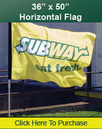 36" x 50" Horizontal Flag