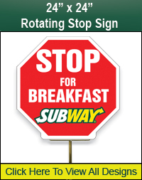 STOP Rotator Sign