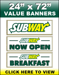 24" x 72" Value Banner