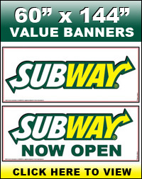 5' x 12' Value Banners