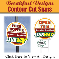 Contour Cut Signs