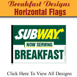 Breakfast Horizontal Flags