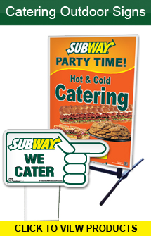 Catering Outdoor Signs