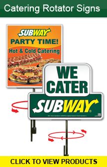 Catering Rotator Signs