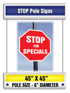STOP Pole Signs