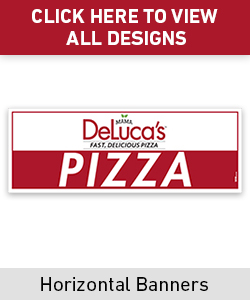 Mama DeLuca's Pizza Horizontal Banners