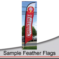 14' Sample Feather Flags