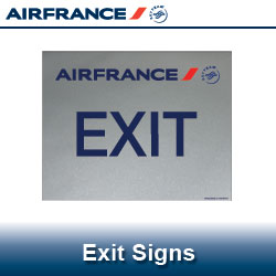 Air France - Exit Signs