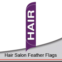 Hair Salon Feather Flags