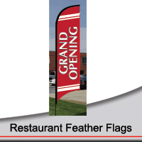 14' Restaurant Feather Flags