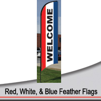 Red White & Blue Flags