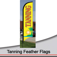 14' Tanning Feather Flags