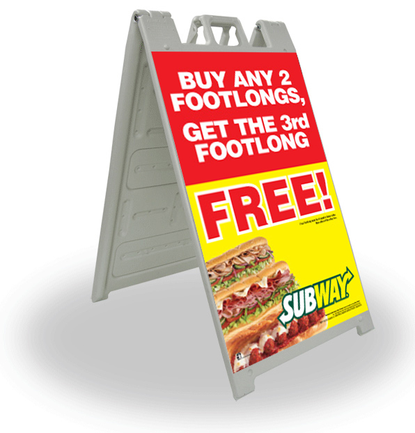 2� x 3� Buy 2 Footlongs, Get the 3rd Free