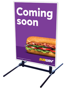 Outdoor Self Standing Sign - Coming Soon