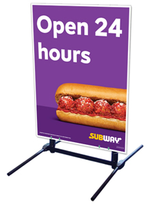 Outdoor Self Standing Sign - We Deliver