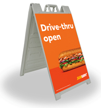 24 x 36 A-Frame - Drive Thru