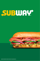 24 x 36 A-Frame Panel Set - Subway Logo