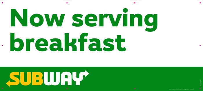 Now Serving Breakfast