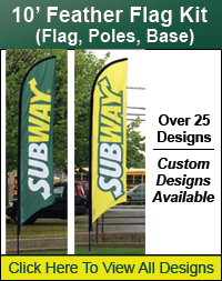 10' Feather Flags