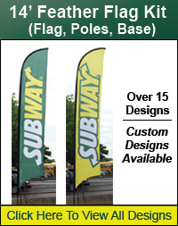 14' Feather Flags