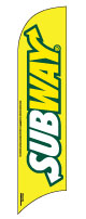 Subway Feather Flag