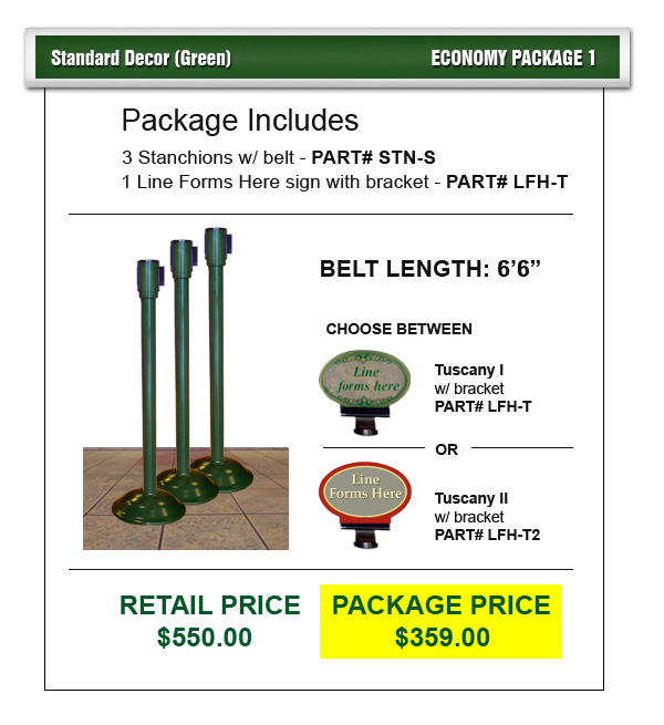 Stanchion Package 1