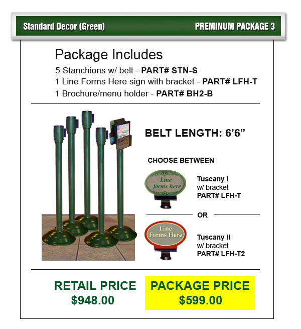 Stanchion Package 1