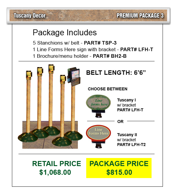 Stanchion Package 3