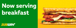 Horizontal Breakfast-Color Banner