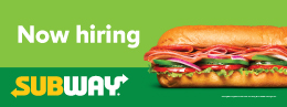 Horizontal Now Hiring Banner