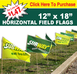 Green Subway Logo Flag