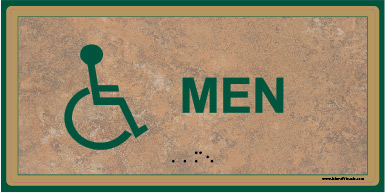 Braille Handicapped Men