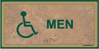 Braille Handicapped Men