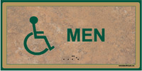 Braille Handicapped Men